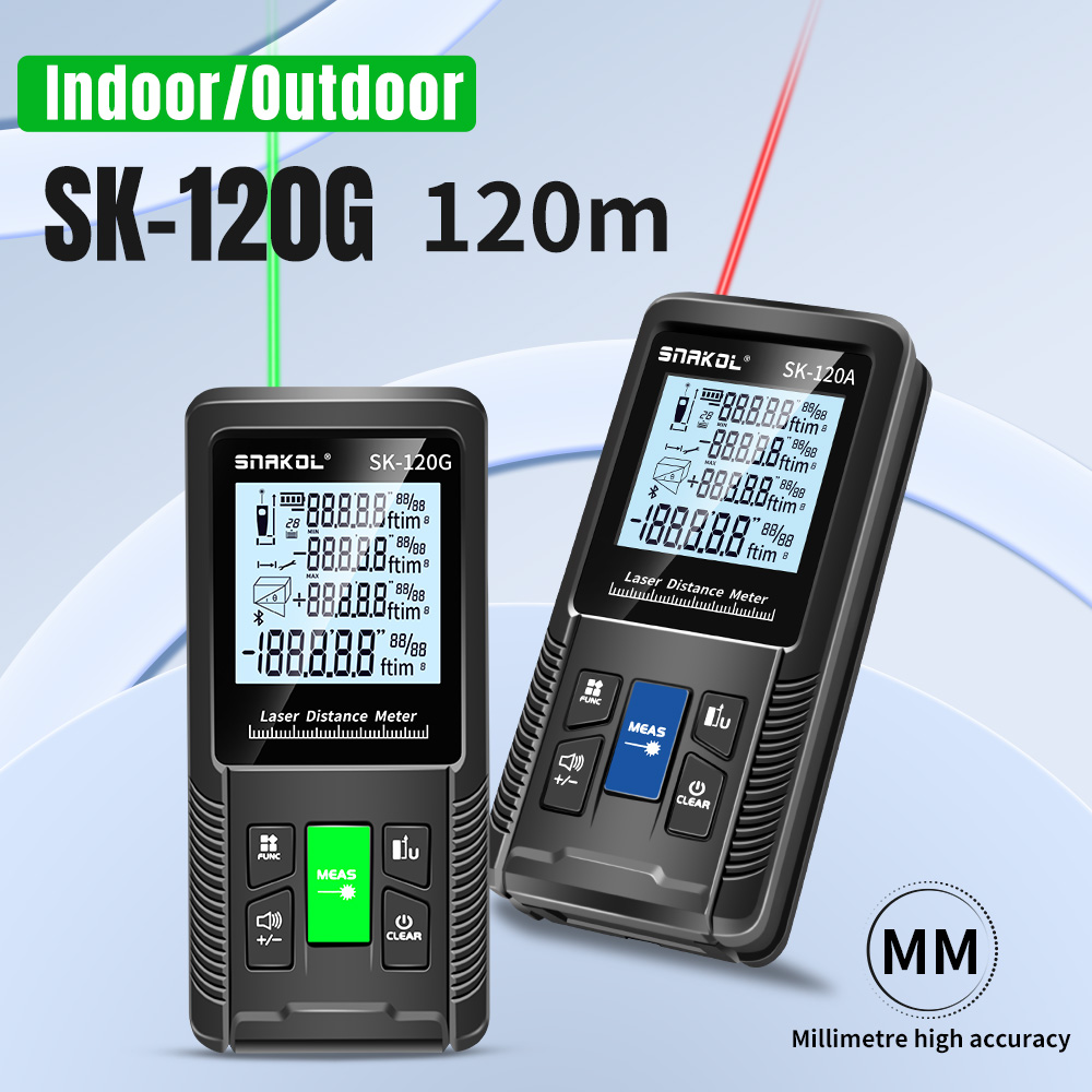 Industrial Laser Tape Measure - Snakol télémètre Laser 40m 50m 70m