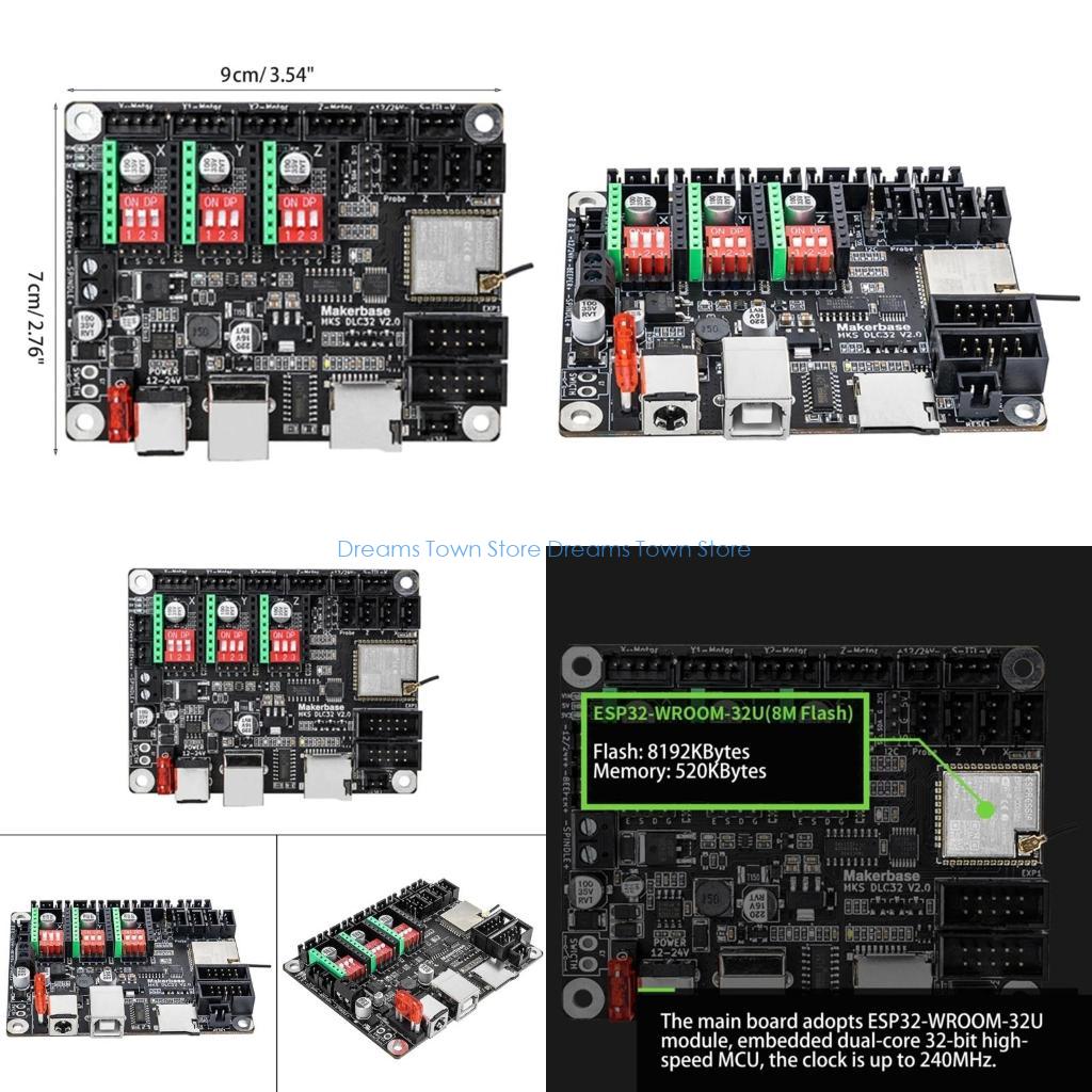 Laser Controller Board - Carte mère graveur bureau HX6A MKS
