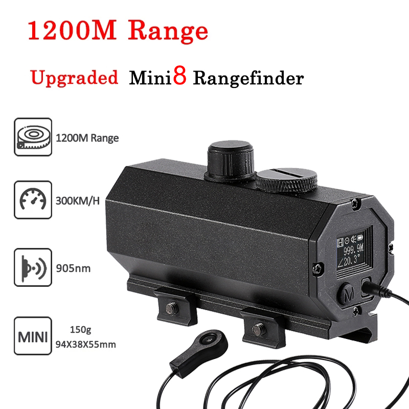 Industrial Handheld Laser - MINI8-Télémètre Laser Plug-in de 1200m avec
