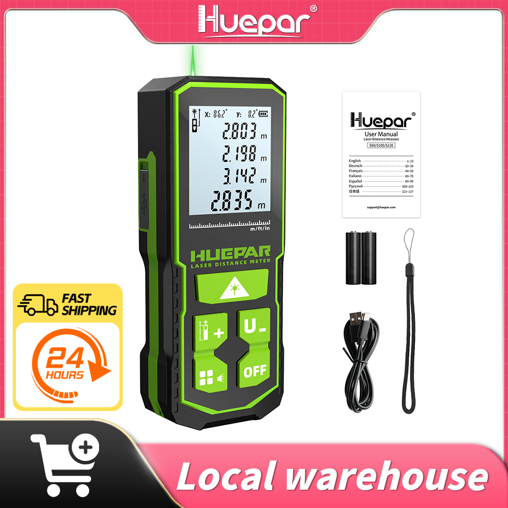 Huepar-Télémètre laser numériq - Industrial Laser Tape Measure avis et prix