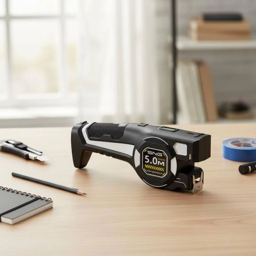 Mètre laser robuste avec affic - Industrial Laser Tape Measure avis et prix