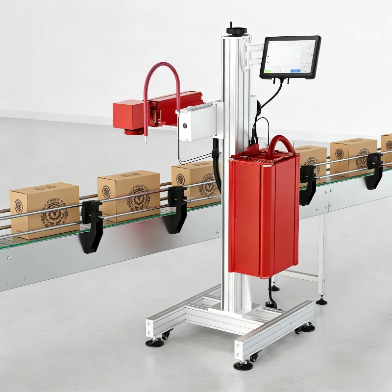 Marqueur laser volant sans con - Industrial Laser Printing avis et prix