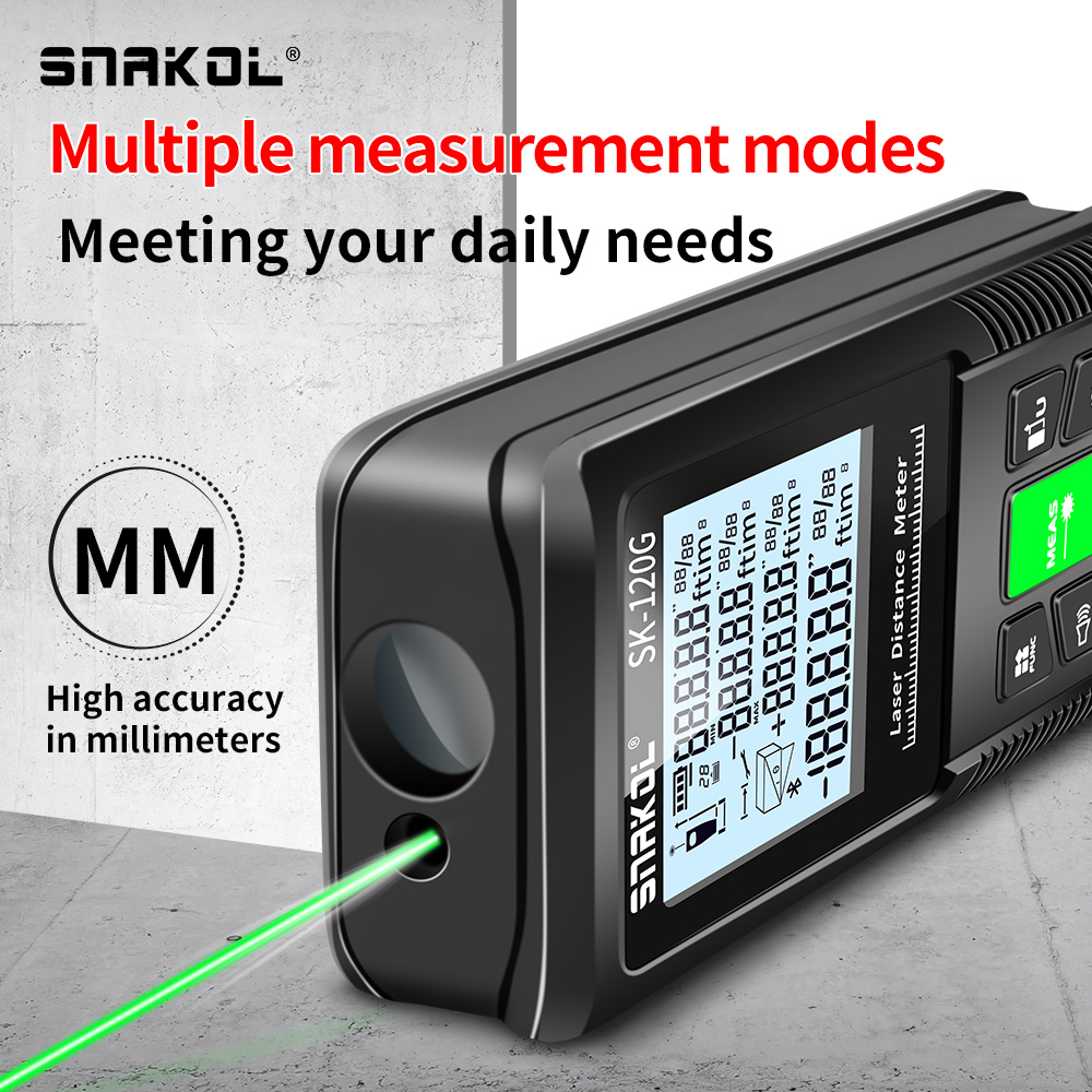 Snakol télémètre Laser 40m 50m - Industrial Laser Tape Measure avis et prix