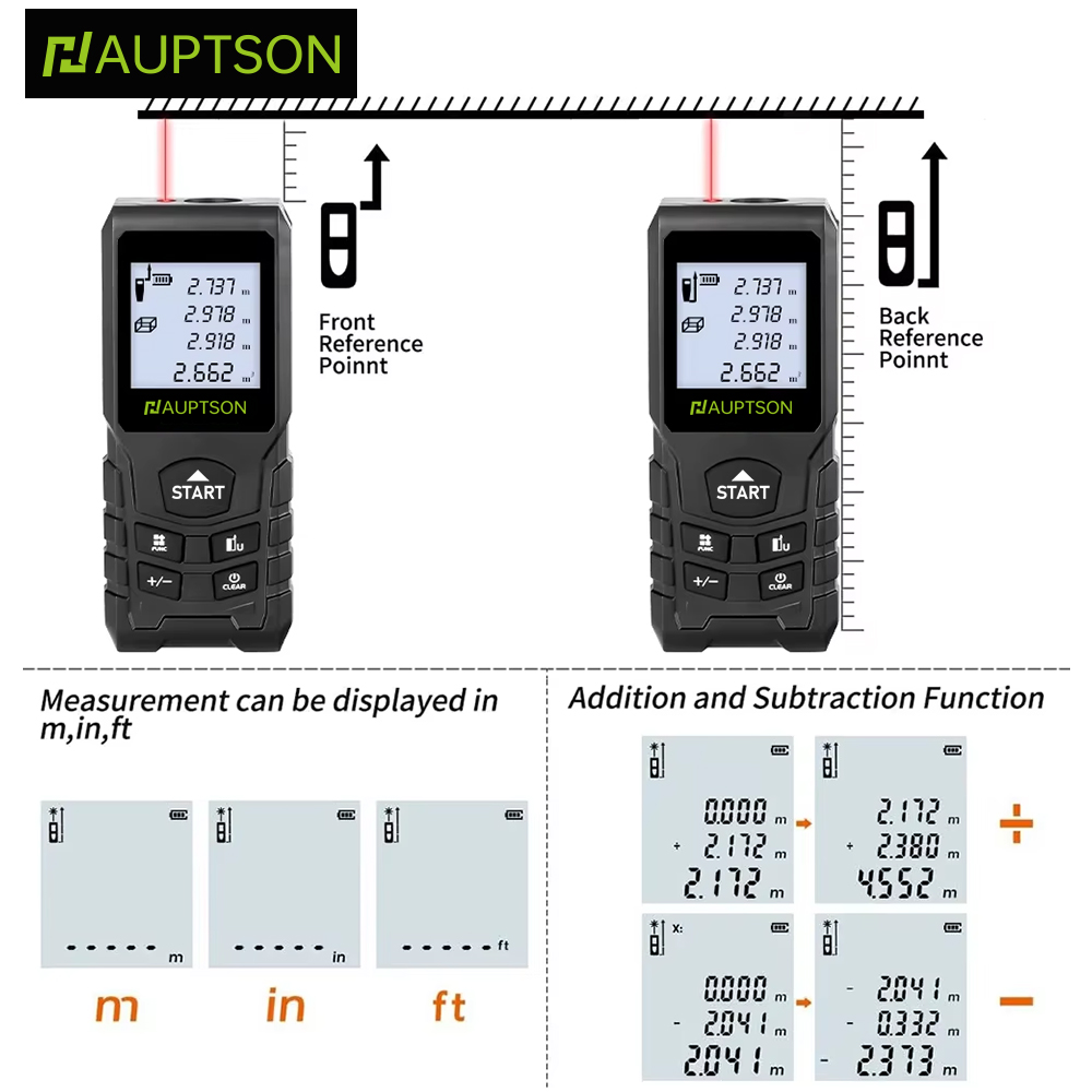 Télémètre laser HAUPTSON 70/10 - Industrial Laser Tape Measure avis et prix