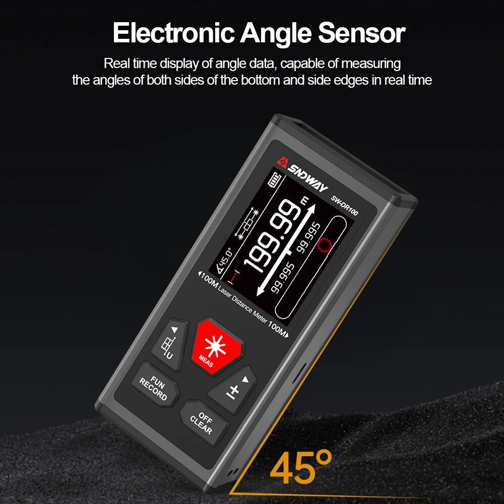 SNDWAY double télémètre Laser  - Industrial Laser Tape Measure avis et prix