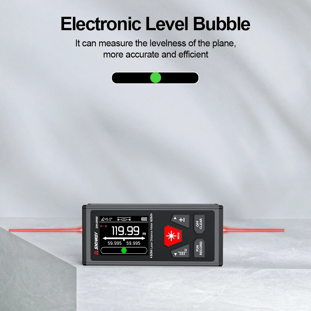 SNDWAY double télémètre Laser  - Industrial Laser Tape Measure avis et prix