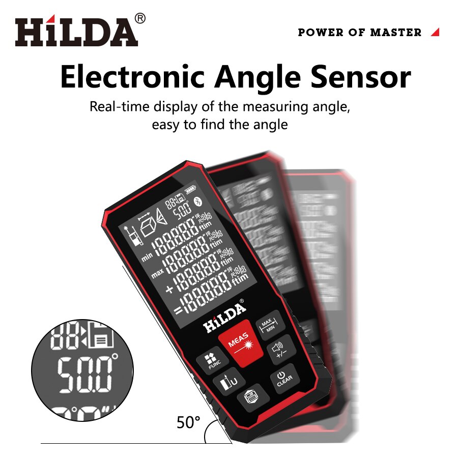 Télémètre laser HILDA 40/100/1 - Industrial Laser Tape Measure avis et prix