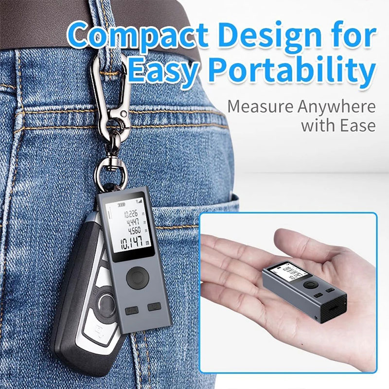 Mini télémètre Laser ruban à m - Industrial Laser Tape Measure avis et prix