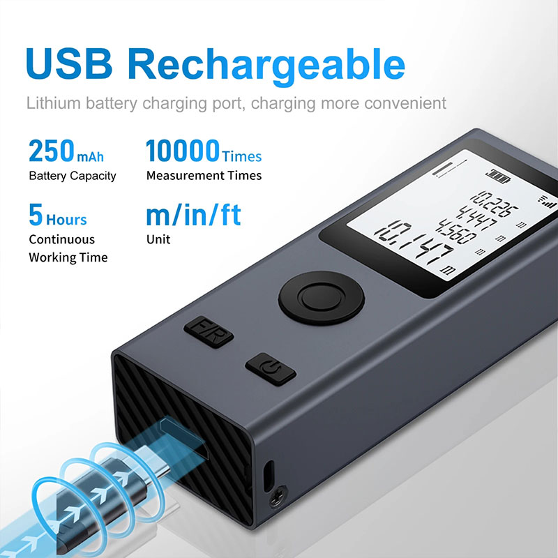 Mini télémètre Laser ruban à m - Industrial Laser Tape Measure avis et prix